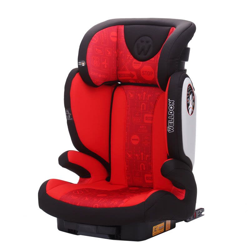 惠尔顿儿童安全座椅ISOFIX硬接口 宝宝汽车用车载安全座椅3-12岁梦幻珠贝图片