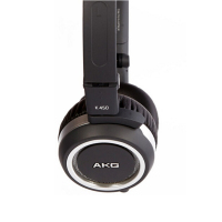 AKG/爱科技 K450 头戴式有线耳机 折叠便携式手机耳机 加强重低音 音乐耳机 黑色