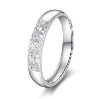 雅宝福PT950铂金戒指送女友礼物女士戒指