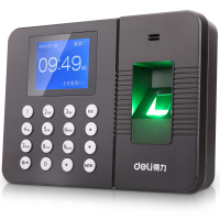 得力考勤机3960指纹考勤机 指纹式免安装软件指纹机打卡机签到机