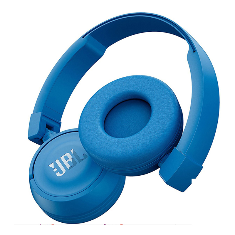 JBL T450BT 便携头戴式重低音HIFI耳机有线耳麦耳机蓝色