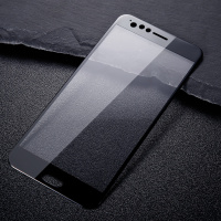 倍思 丝印全贴合OPPO R11 Plus PET软边3D弧形钢化膜0.23mm 黑色