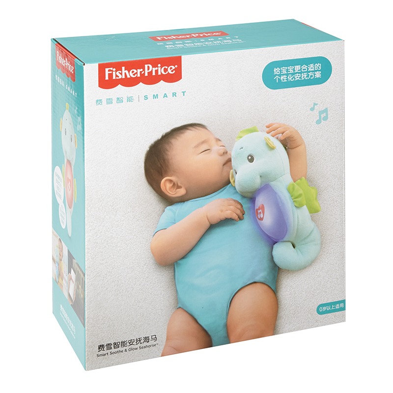 Fisher Price 费雪费雪智能安抚海马FHC95塑胶布料适合出生起宝宝