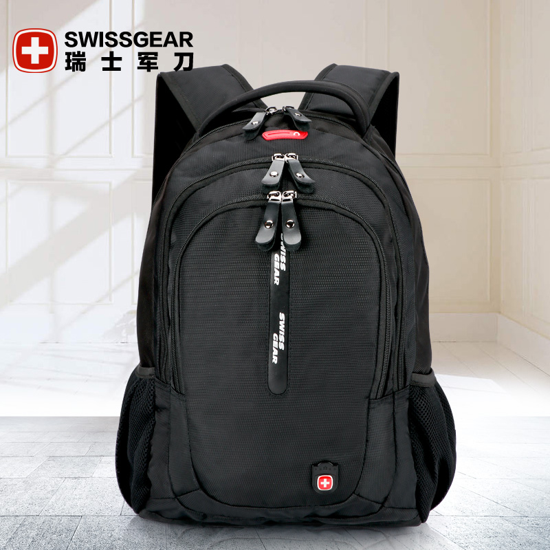 SWISSGEAR瑞士军刀双肩包 男大容量双肩电脑包14-15.6英寸 大学生笔记本背包 男女通用高清大图