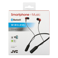杰伟世(JVC)HA-FX57BT 蓝牙无线耳机入耳式挂脖运动耳塞跑步 黑色
