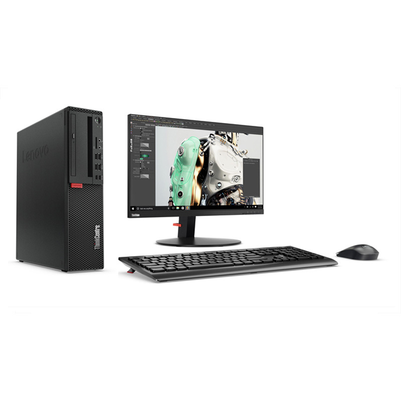 联想ThinkCentre M710s台式机(配19.5液晶) i3-6100 4GB 500GB DVD Win7Pro 中远海运