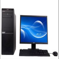 宏碁(acer)E430 台式电脑 G4400/4G/1T/DVDRW/集显/Win7/三年/21.5'LED