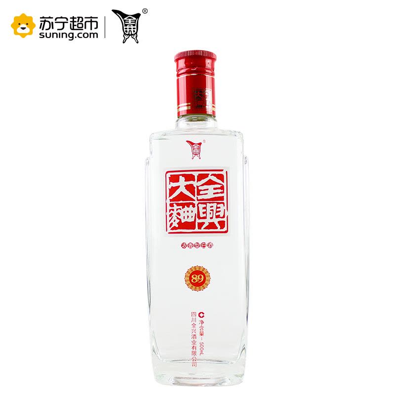 全兴 全兴大曲 金奖89 52度 500ml*6瓶 整箱装 白酒图片