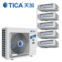 天加(TICA)6匹一拖五 净化型家用中央空调 1级能效变频 适用120-160㎡ TIMS160AHT