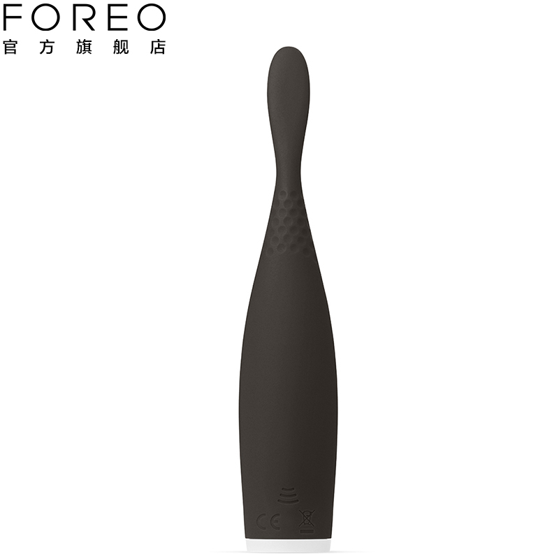 斐珞尔(FOREO) 电动牙刷 ISSA play玩美版 硅胶复合刷头 成人 干电式声波电动牙刷 6000R/M 酷炫黑