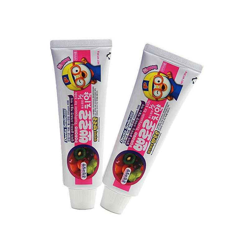 宝露露(pororo儿童水果味混合(2支组合)水果味牙膏[640577]