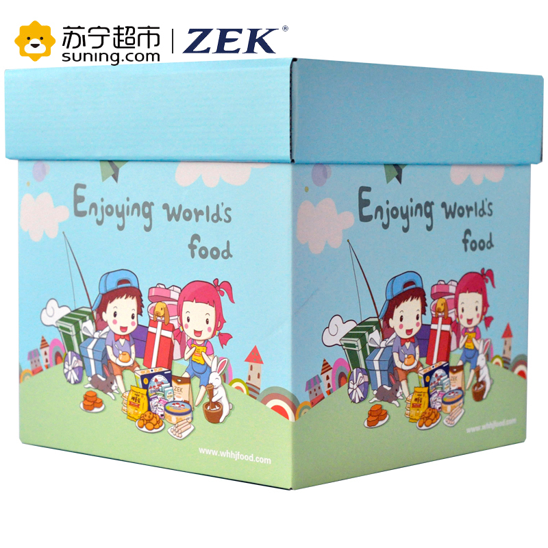 ZEK 休闲零食大礼包 进口食品 优惠礼盒升级装1740g