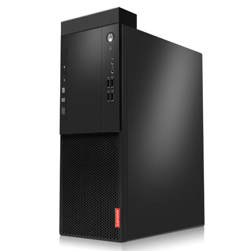 联想(Lenovo) 启天M410-D202台式电脑 23寸显示器(I5-7500 8G 1T+128GSSD 集显 黑