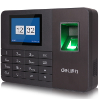 得力(deli)2251 指纹考勤机 单台装 黑色