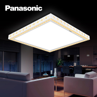 松下(Panasonic) 淡悦花系列LED吸顶灯客厅卧室书房简约现代长方形圆形吸顶灯灯具