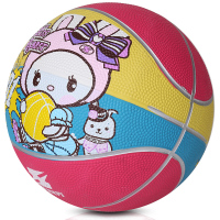 得力（deli）风行F1101卡通3号橡胶篮球 颜色随机