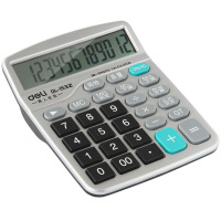 得力（deli）1532 语音计算器 白色