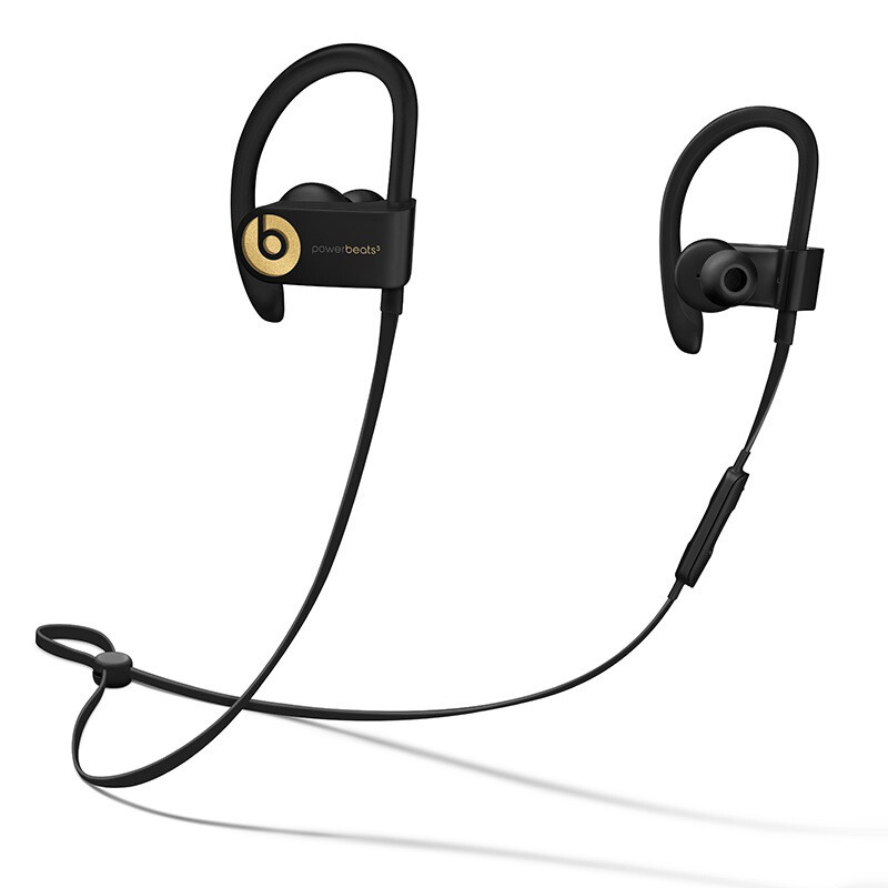 Beats Powerbeats 3 Wireless 无线蓝牙耳机 入耳式运动耳机 耳挂式音乐耳机 (带麦) 王者金高清大图