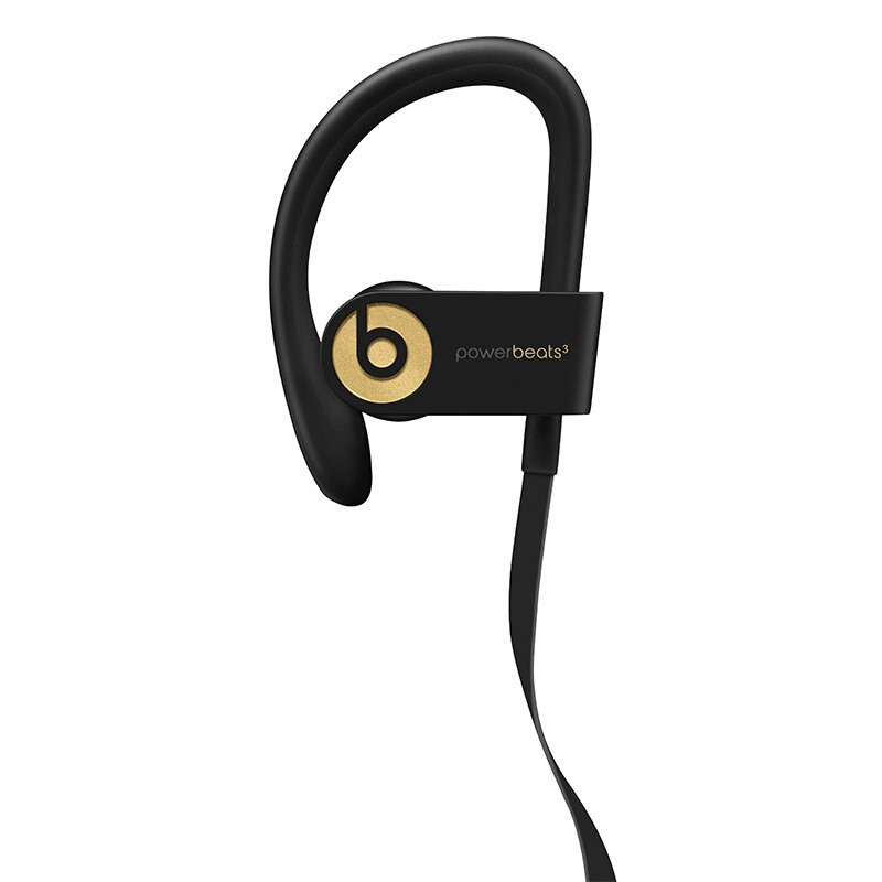 Beats Powerbeats 3 Wireless 无线蓝牙耳机 入耳式运动耳机 耳挂式音乐耳机 (带麦) 王者金高清大图