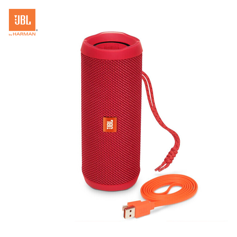 JBL Flip4 音乐万花筒4 蓝牙小音箱 音响 低音炮 防水设计 支持多台串联 便携迷你音响 音箱 魂动红高清大图