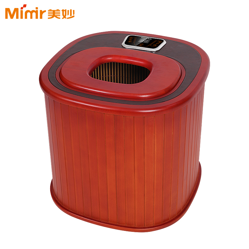 美妙(Mimir)足浴器 MH-02 韩式汗蒸桶 无水汗蒸 实木打造 恒温加热 一键操控 足底磁石按摩