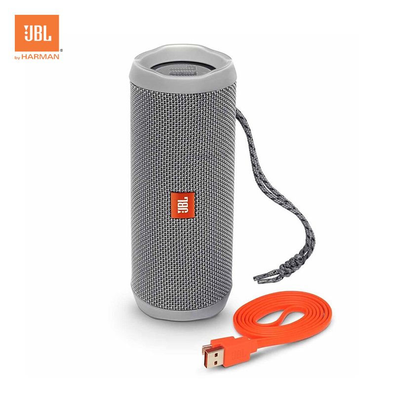 JBL Flip4 音乐万花筒4 蓝牙小音箱 音响 低音炮 防水设计 支持多台串联 便携迷你音响 音箱 磨砂灰高清大图