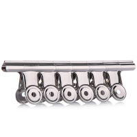 三木(SUNWOOD)2062 64mm圆形票夹/长尾票夹/长尾夹 6只/袋