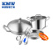 KMW 捍卫者健康炒锅A套装F KMWTZHW5003022 锅具套装 炒锅煎锅汤锅 锅铲汤勺炊具套装 304钢
