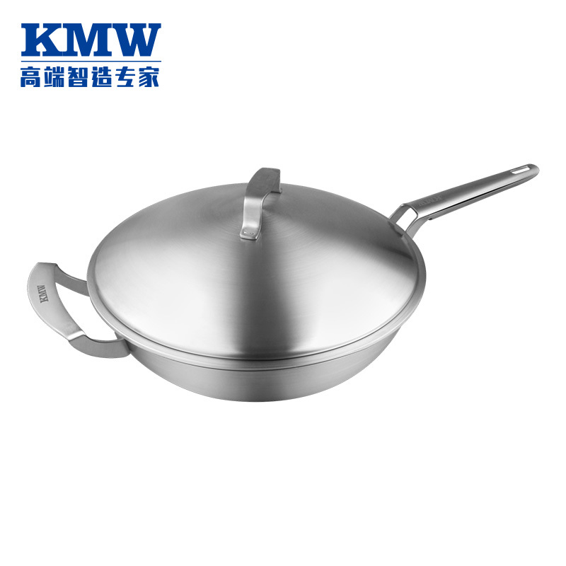 KMW 捍卫者健康炒锅A套装F KMWTZHW5003022 锅具套装 炒锅煎锅汤锅 锅铲汤勺炊具套装 304钢