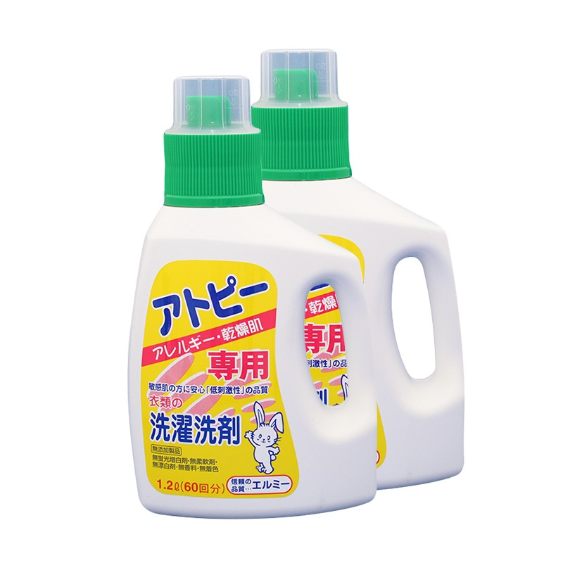 母婴幼儿童 惠留美(elmie) 母婴衣物洗涤剂 过敏者适用1.2l(日本原装进口)瓶装无香味
