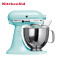 凯膳怡(KitchenAid)5KSM150PSCIC料理机家用4.8升全自动厨师机和面揉面打蛋搅拌机 冰蓝 原装进口