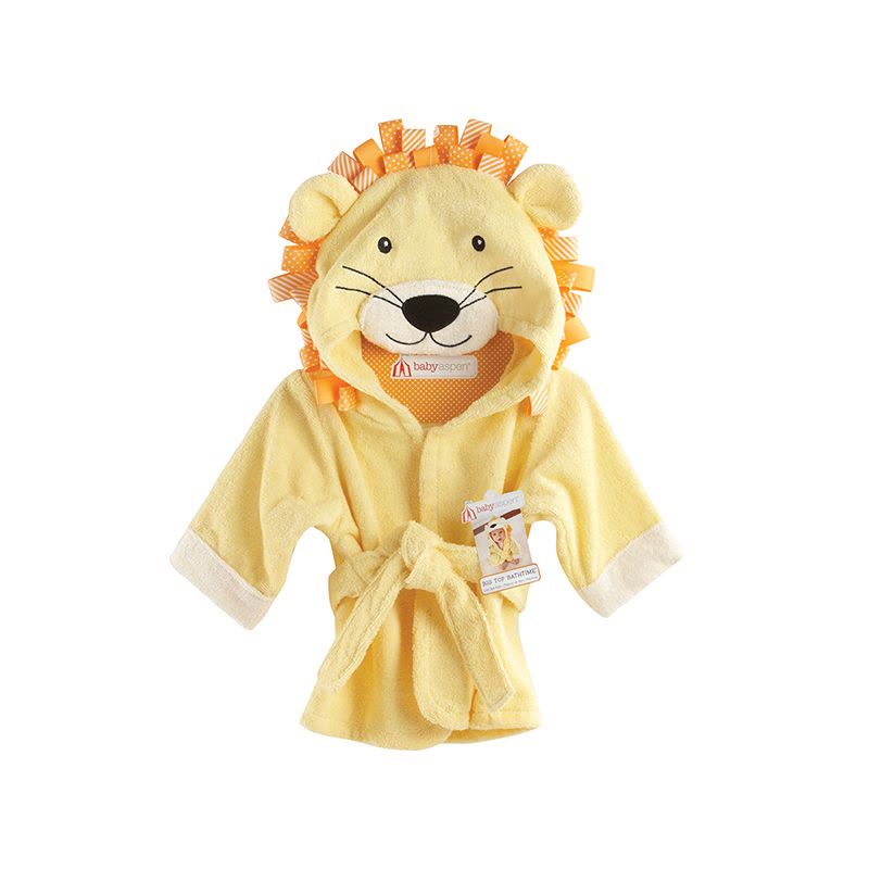 babyaspen小狮子浴巾浴袍图片