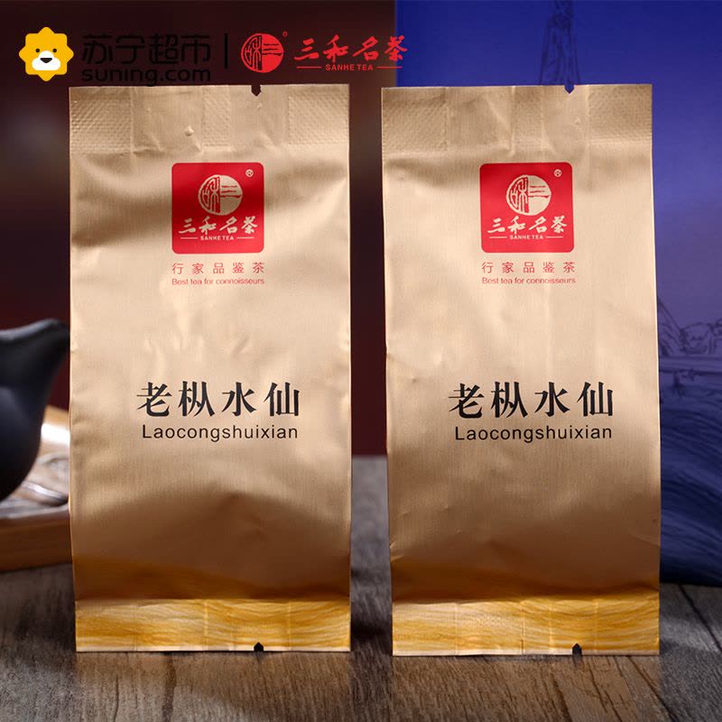 [苏宁超市]三和名茶(SANHE TEA)丝路知音乌龙茶茶叶250g图片