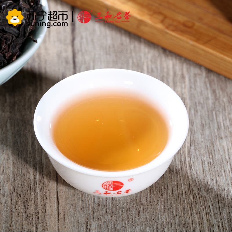 [苏宁超市]三和名茶丝路知音肉桂乌龙茶茶叶礼盒250g图片