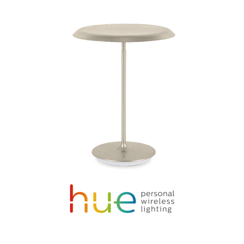 飞利浦(PHILIPS)Hue 卧室客厅桌灯led自然光智能调控app简约现代调光调色wifi感应装饰台灯 睿晨桌灯
