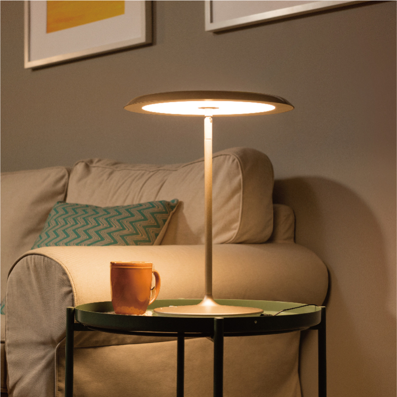 飞利浦(PHILIPS)Hue 卧室客厅桌灯led自然光智能调控app简约现代调光调色wifi感应装饰台灯 睿晨桌灯