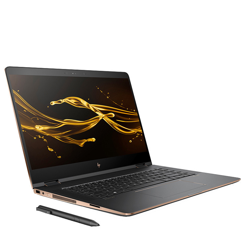 惠普(hp) Spectre x360 13-ac013TU 13.3英寸轻薄翻转触控笔记本( 黑金版 256G固态)