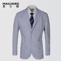 美尔雅（MAILYARD）西服单件时尚休闲男士麻西服无里衬男式夏季薄西装修身157