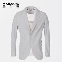 美尔雅（MAILYARD）西服单件纯棉时尚男式夏季西装无里衬男士休闲薄西服059