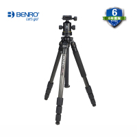 百诺(BENRO) M1580TKB0 碳纤维便携三脚架三角架云台套装
