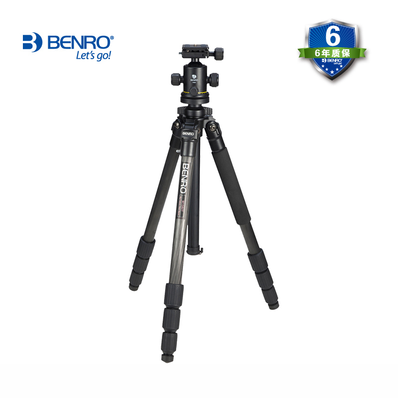 百诺(BENRO) M1580TKB0 碳纤维便携三脚架三角架云台套装