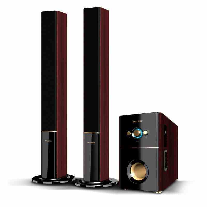 山水(sansui)(88B)家庭影院电脑2.1低音炮蓝牙组合音响家用电视卡拉OK音响