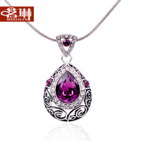 茗琳采用施华洛世奇元素水晶项链女短款锁骨韩国配饰母亲节礼物