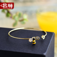 小蜜蜂手链女日韩版简约个生森系清新闺蜜时尚礼物首饰
