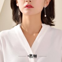 星月神话耳线女气质韩国简防过敏耳环个性百搭吊坠超仙