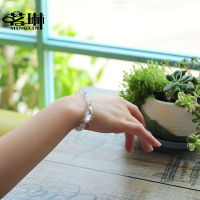 茗琳采用施华洛世奇元素金碧小鱼水晶手链女手串甜美饰品闺蜜