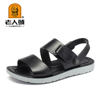 老人头男鞋夏季清凉舒适沙滩鞋英伦百搭休闲凉鞋