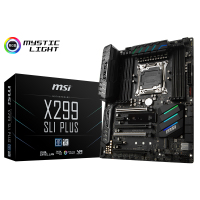 微星(MSI)X299 SLI PLUS 台式机超频游戏主板(INTEL平台/LGA2066)