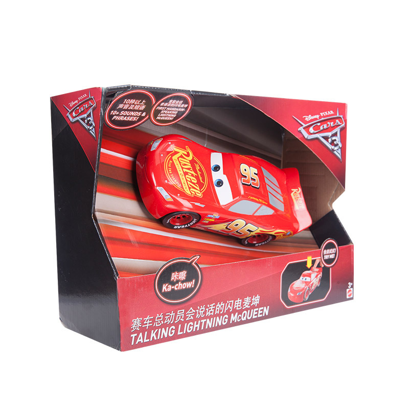 Cars赛车总动员3造型会说话的闪电麦坤FCR02遥控车塑料材质适合三岁以上宝宝