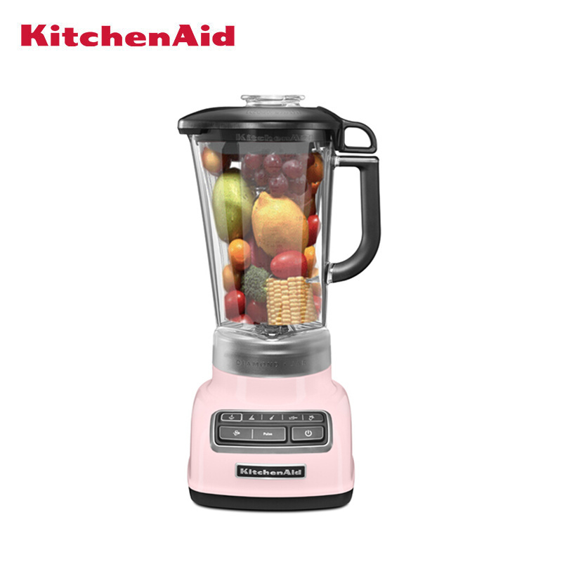 凯膳怡(KitchenAid)5KSB1585CPK料理机家用多功能搅拌辅食榨汁果汁机 樱花粉